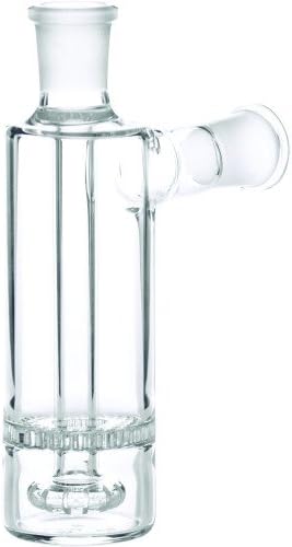 SCIENTIFIC LAB EQUIPMENT 12-1229, ASH HOLDER SHOWERHEAD HONEYCOMB PERC FEMALE ADAPTER ELBOW JOINT 90 CLEAR MALE 18MM