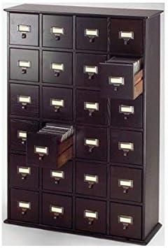 Leslie Dame Cd 456es Solid Oak Library File Media Cabinet Espresso Amazon Ca Home Kitchen