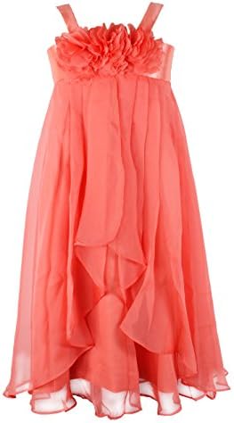 Princhar Girl's Blush Pink Flower Girl Dress Girls Toddler Party Dresses