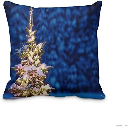 Happy New Year Throw Pillow Case 18x18inch Cushion Cover with Zipper christmas No-3096 Pillowslip