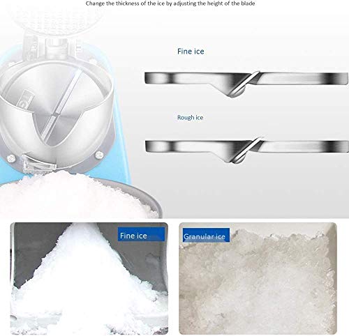 LIBOYUJU Ice Crusher Gewerbe rasierte Eismaschine Haushalts Kleine Elektro-EIS-Crusher Ice Press Milk Tea Shop Smoothies – Bild 7