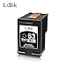 LxTek Remanufactured Ink Cartridge Replacement for HP 63 63XL (2 Black) for HP Envy 4520 4516, Officejet 3830 3833 4650, DeskJet 1112 2132 3632 - Shows Accurate Ink Level, High Yield