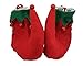Nicky Bigs Novelties Light Up Santa's Helper Elf Shoes, Red Green, One Size