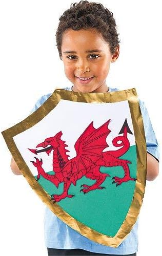 Baker Ross EV281 Make Your Own Shield Card Blanks — Ideal for Kids to Decorate, Arts and Crafts, Gifts, Keepsakes and More (Pack of 4), White, Assorted - Image 3