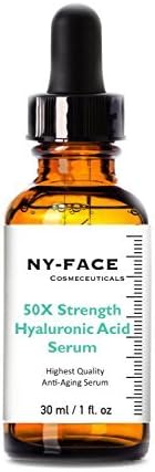 NY FACE's 50x strength Hyaluronic Acid with Vitamin C, Vitamin E by NY FACE