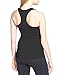 CLOYA Maternity Long Racerback Tank Top (L, Black)