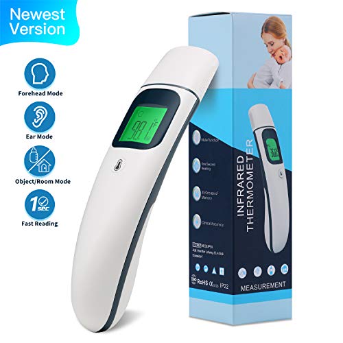 【Upgraded】Firhealth Medical Forehead and Ear Thermometer, Professional Infrared Digital Fever Thermometer with Clinical Accuracy, 1s Fast Reading for Infant,Baby,Kids and Adults - Thumbnail 7