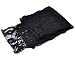 HOUSWEETY 10 Yards Black Stretch Floral Scallop Lace Edge Trim 5-3/4