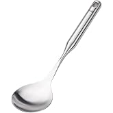 Fissler Essential Vegetable &amp; Rice Serving Spoon, 18/10 Stainless Steel Kitchen Utensil for Serving &amp; Cooking, Ergonomic Handle, Dishwasher Safe