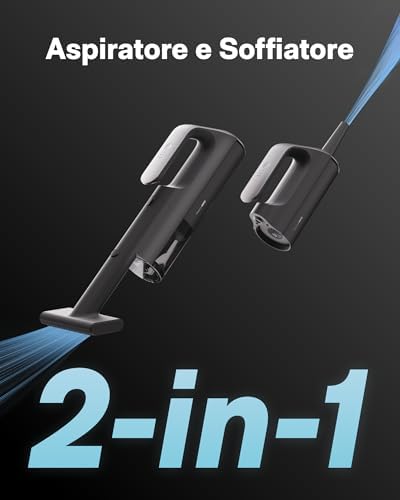 BlowVac™ Aspirabriciole Senza Fili, 23000Pa Aspirapolvere per Auto