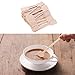 BESTONZON 100pcs Coffee Stirrer Disposable Wood Coffee Beverage Stirrer Coffee Stirring Rod Tea Stick