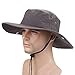 YX Multifunctional Outdoor cowboy hat Wide Brim Caps Sun Block Fishing Hat UPF50+