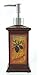 Elegant Square Soap Dispenser with Moose Design, 8-inch