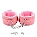 Kismet168 8PCS Women Couples Leather Handcuffs Set Toy-4 Color Adult Six-Toys for Coseplay Game (Pink)thumb 1