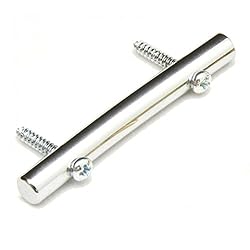 FLOYD ROSE STRING RETAINER W/SCREWS - CHROME FRSRCP