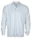 Adidas Men's ClimaCool Long Sleeve Pique Polos (XX-Large, White/Black)