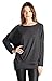 Cherish Brushed Round Drop Shoulder Sweatshirt With Front Pleat T16847