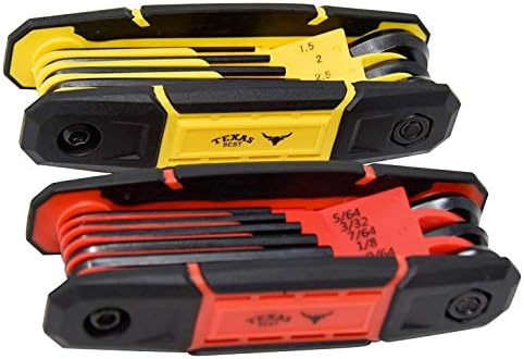 Metric and SAE Hex Keys | Durable Construction 2 Pack