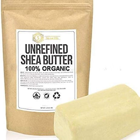 Sense Organic Shea Butter Certified Organic Unrefined Pure Natural Raw soap hair skin (500g)