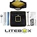 LITEBOX: Product Photography Light Box Kit (25,000 Lumen Output) Portable Photo Studio Box with Lights, 4 Backdrops, Photo Booth Camera Phone Tripod & Travel Bag! - (DIMMABLE LED)