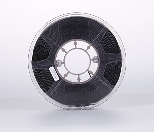 eSUN 1.75mm Elastic TPE 3D Printer Filament 0.5KG Spool (1.1lbs), Black