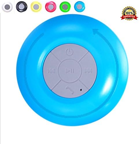 Wireless Bluetooth 4.1 Speaker by Sixty Six - Waterproof Portable Wireless Premium Quality with Hands-Free Built-in Mic, Rechargeable Battery Supports all Bluetooth Enabled Devices and Gadgets (Blue)