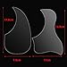 Canomo 2 Pieces Self Adhesive Acoustic Guitar Pickguard, Clear, 2 Shapes