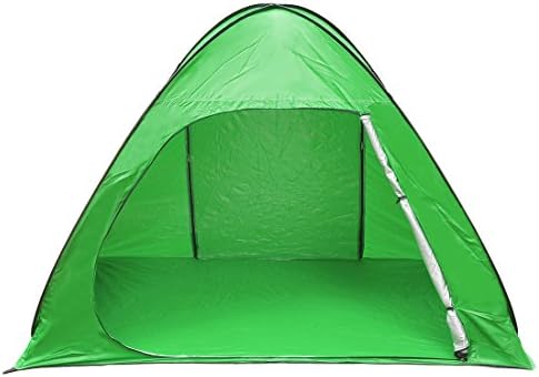 SunnyRoyal 2-3Person Portable Beach Tents,Easy Pop Up Tent, Automatic Outdoor Camping Tent for Fishing Hiking Picnicing Backpacking 90% UV Protection Sun Shelter Beach Shade for Baby (Light Green)