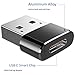 Acessorz USB C to USB A Adapter, 2-Port Fast Charging Sync Connector, Compatible with Laptop, Smartphone, Tablet, Desktop, Gaming Console, Digital Camera, MP3 Player, Headphone