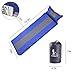 RUNACC Sleeping Pad Self Inflating Mattress Camping Foam Pad with Attached Pillow for Family Activities Hiking Backpacking Tent Hammock, Button Combination