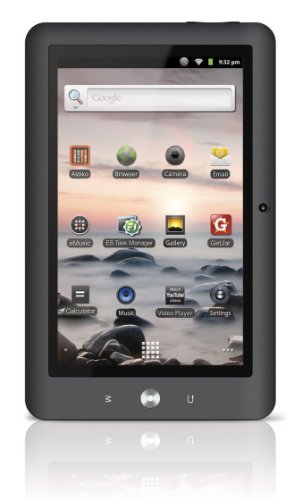 Coby Kyros 7-Inch Android 2.3 4 GB Internet Touchscreen Tablet - MID7125-4G (Black)