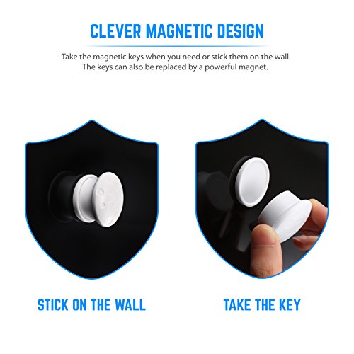 Magnetic Cabinet Locks for Baby Proofing Cabinet Child Safety Locks [12 Locks & Latches, 2 Magnetic Keys, 8 Corner Guards] Drawer Lock Invisible Design without Nails, Easy To Install - Thumbnail 4