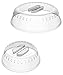 Good Cook Set of 2 Microwave Plate Covers, White, (20144)
