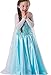 ReliBeauty Girls' Princess Elsa Fancy Dress Costume (3T, Sky Blue)