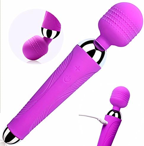 ABUBYA Wireless Wand Massagers Cordless Massager Handheld Electric Wand Massagers for Neck Back Sports Massage Muscle Aches and Physical Sports Fleetness Recovery And Friendly Travel Gift,Violet