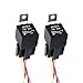 Gebildet 2pcs JD1914 Car Relay Harness 12V 40A 4 Pin SPDT 12AWG Harness Sockets with Built-in Diode for Automotive Truck Van Motorcycle Boat
