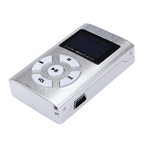 image for POCCIOL Everyone Love Light MP3 Player,Start Mini Metal Protable USB M