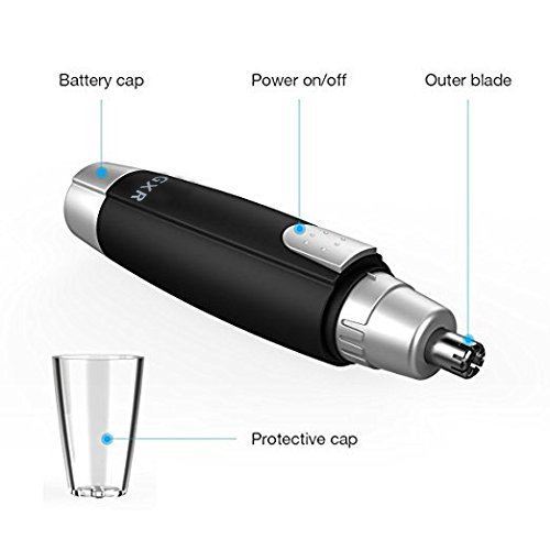 image for Ear Nose Trimmer, Ariel-gxr electric waterproof nose hair trimmer Stai