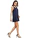 ROMWE Women's Casual T-Shirt Sleeveless Swing Dress Tunic Tank Top Dresses Navy XXL