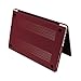 LENTION Hard Case for MacBook Pro (Retina, 15-inch, Mid 2012 to Mid 2015) - Model A1398, with Keyboard Cover and Port Plugs, Matte Finish Case with Rubber Feet (Wine Red)