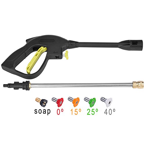Electric Power Pressure Washer, 2030 PSI 1.7GPM High Pressure Washer Cleaner Machine with Hose Reel,Spray Gun, Nozzles and Built in Soap/Foam Dispenser, Two Year Warranty - Thumbnail 2