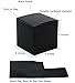 Iconikal 4 x 4 x 4 inch Gift Or Favor Box, Black, 100-Count
