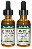 Nutramedix Pinella Brain Nerves Cleanse, 1oz, 2 Pack by Nutramedix