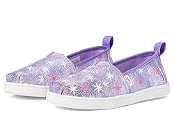 TOMS Girls Alpargata Loafer Flat, Wild Orchid Star