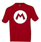 Super Mario M Logo Shirt, Nintendo funny shirt Super Mario Brothers