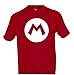 Super Mario M Logo Shirt, Nintendo funny shirt Super Mario Brothers