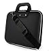 SumacLife Cady Collection Durable Semi Hard Shell Protective Carrying Case w/ Removable Shoulder Strap (Black) for Dell XPS 12 Convertible Ultrabook / Dell Latitude 12.5 inch Laptops