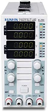 Hengwei Dual Channel LCD DC Electronic Load Adjustable 220V 300W 80V 40A for LED Drivers, Switching Sower Supply, Power Adapter, Mobile Power, Chargers, Batteries