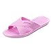 Jiyaru Unisex Bath Slipper Indoor Floor Slipper Anti-Slip Home Shoes Pink Asian 38(US 7)