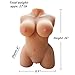 Xise Realistic 3D Male Masturbator Love Sex Doll Solid Male Masturbation Toy Gel Dolls Perfect Full Silicone Sex Toys, Spine Built in, Discreet Package Compact Size,17 Lbs,Flesh Color (Peach Color)